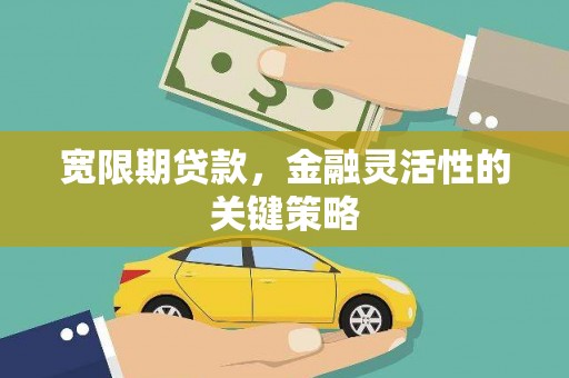 花山宽限期贷款，金融灵活性的关键策略