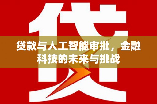花山贷款与人工智能审批，金融科技的未来与挑战