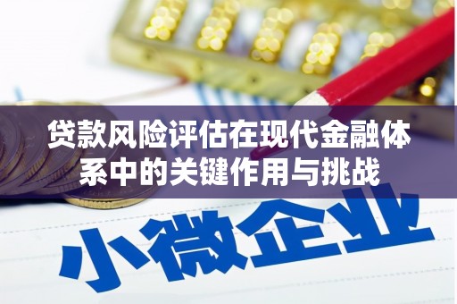 花山贷款风险评估在现代金融体系中的关键作用与挑战