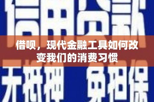 花山借呗，现代金融工具如何改变我们的消费习惯