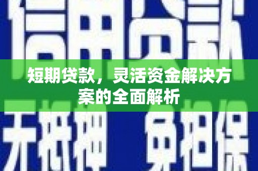花山短期贷款，灵活资金解决方案的全面解析