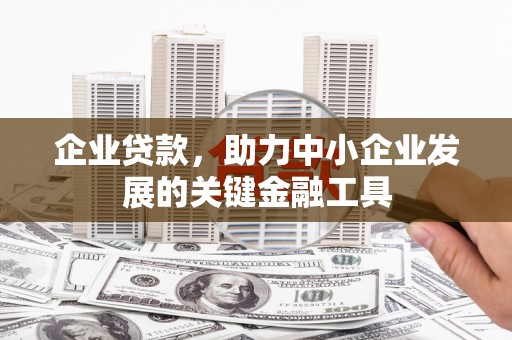 花山企业贷款，助力中小企业发展的关键金融工具