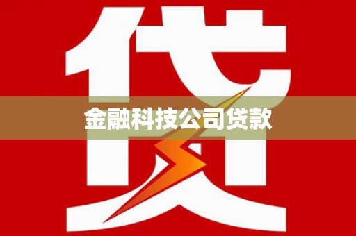 花山金融科技公司贷款