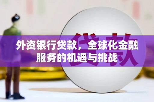 花山外资银行贷款，全球化金融服务的机遇与挑战