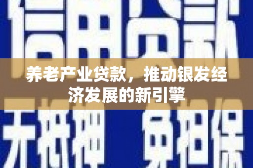 花山养老产业贷款，推动银发经济发展的新引擎