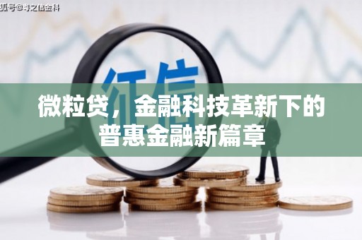 花山微粒贷，金融科技革新下的普惠金融新篇章