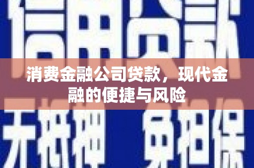 花山消费金融公司贷款，现代金融的便捷与风险